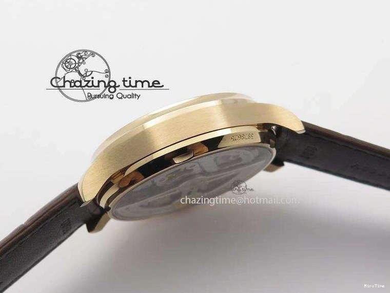 MIROTIME 0204 Unisex Portuguese Real PR RG IW500702 ZF 1:1 Best Edition On Brown Leather Strap A52010 V 7303